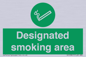Designated smoking area